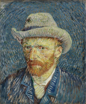 Vincent van Gogh, Self-Portrait with Grey Felt Hat, 1887.jpg